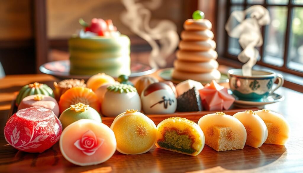 Traditional Japanese desserts