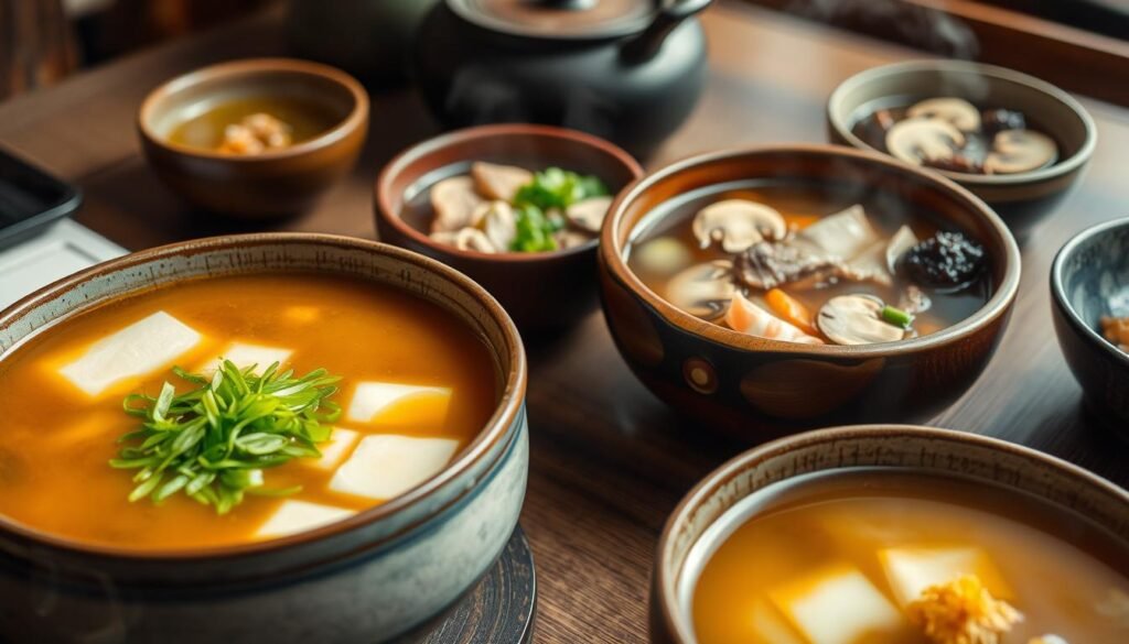 Traditional Japanese soups