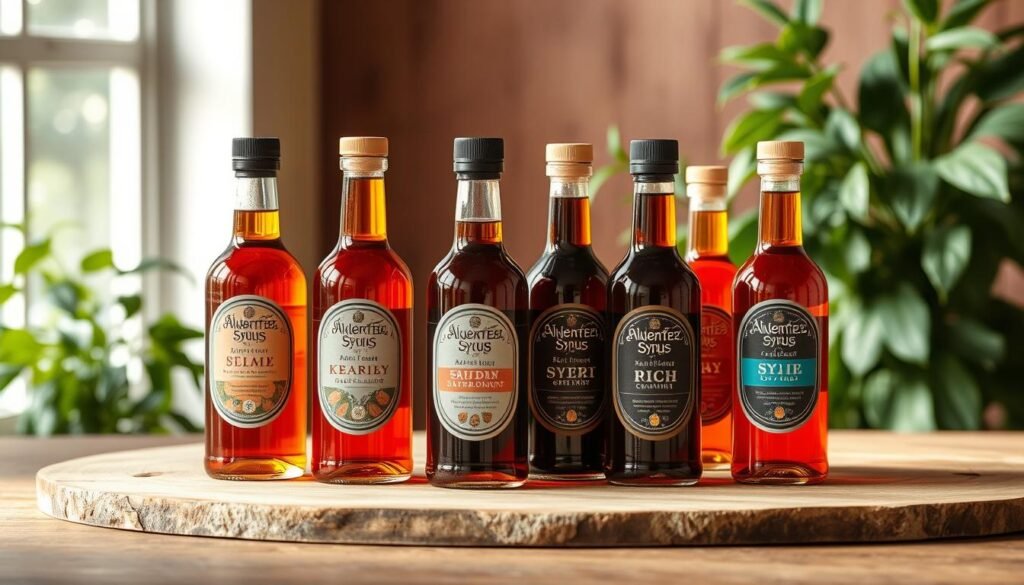 Variety of Syrups