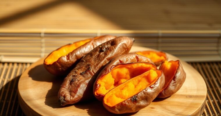 Authentic Yaki Imo: Traditional Japanese Baked Sweet Potatoes Recipe