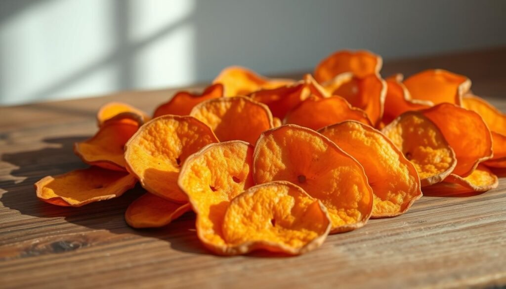 baked japanese sweet potato chips