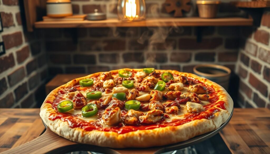 baking your bbq chicken pizza