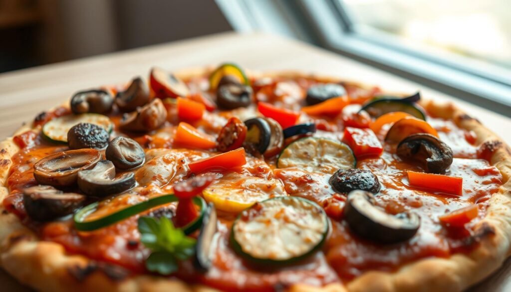 bbq chicken pizza vegetarian alternative mock