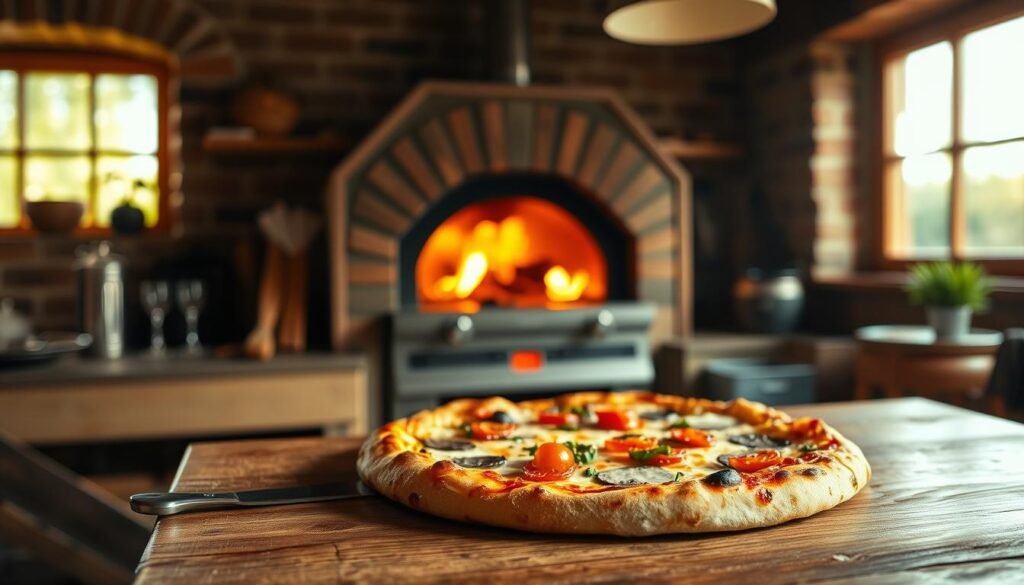 best lighting for pizza photos