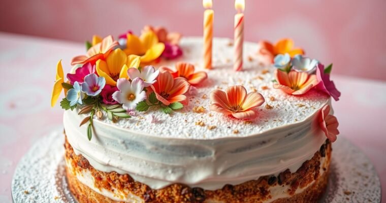 Korean Birthday Cake Recipe – Easy Steps