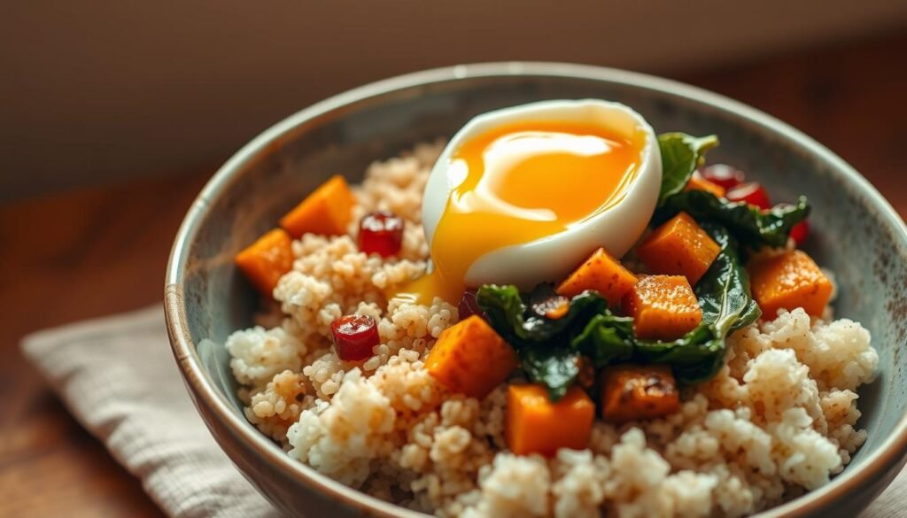 boiled egg breakfast bowl