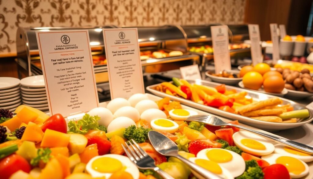 breakfast buffet food safety guidelines