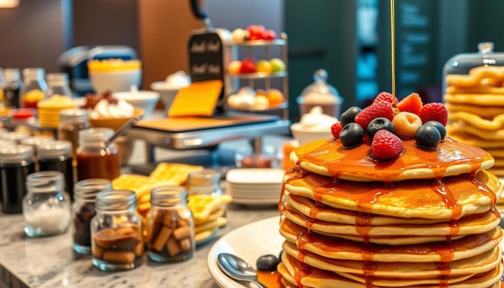 breakfast buffet refill strategies