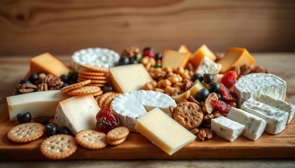 breakfast cheese selections for charcuterie