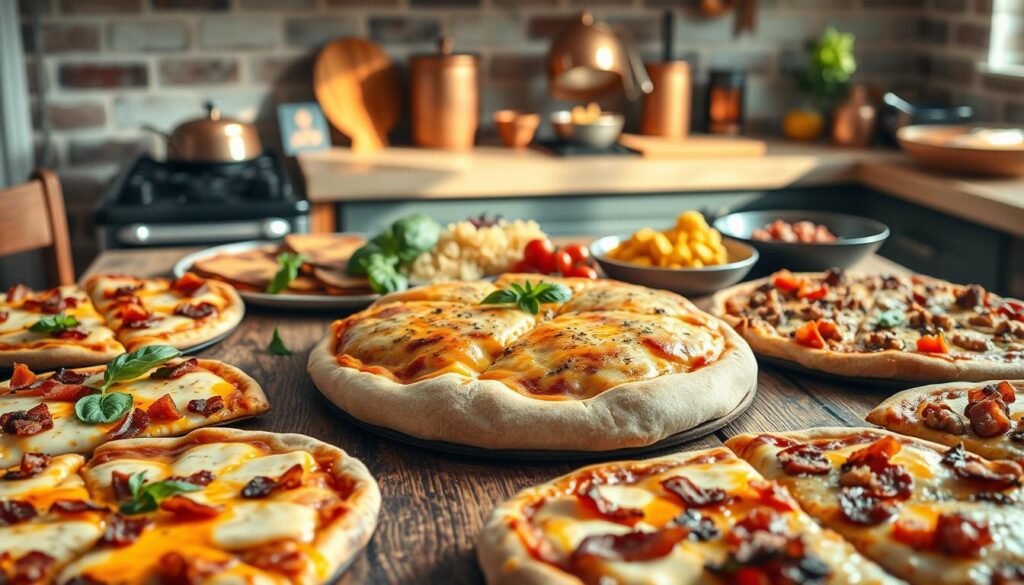 breakfast pizza presentation ideas