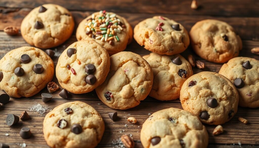 cake mix cookies variations mix-ins ideas