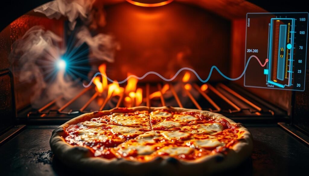 cheese pizza temperature cooking science