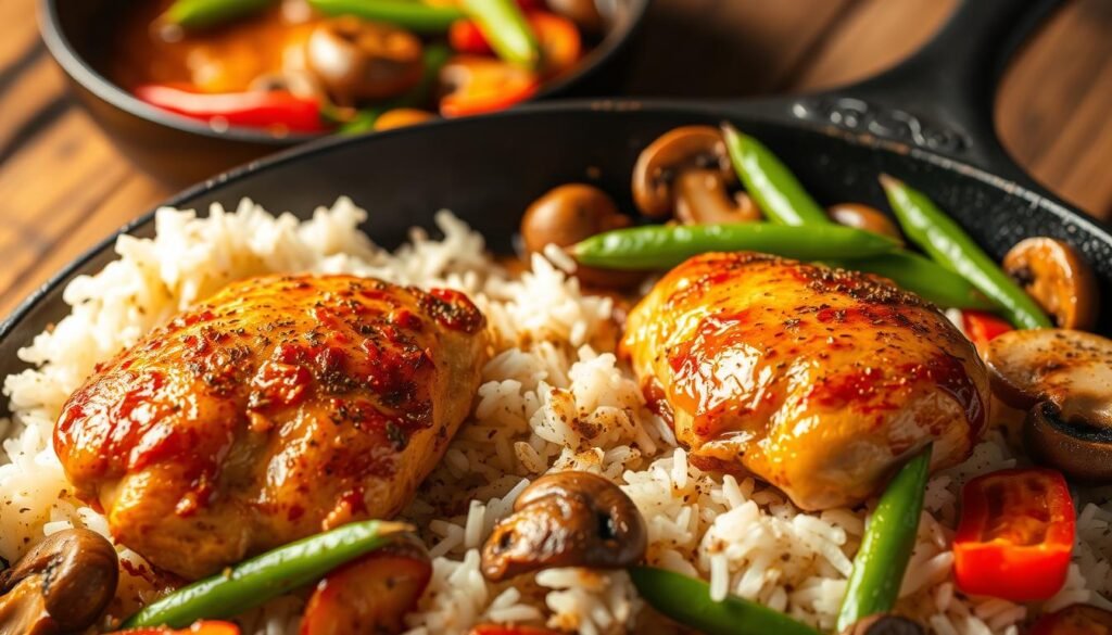 chicken and rice skillet recipes
