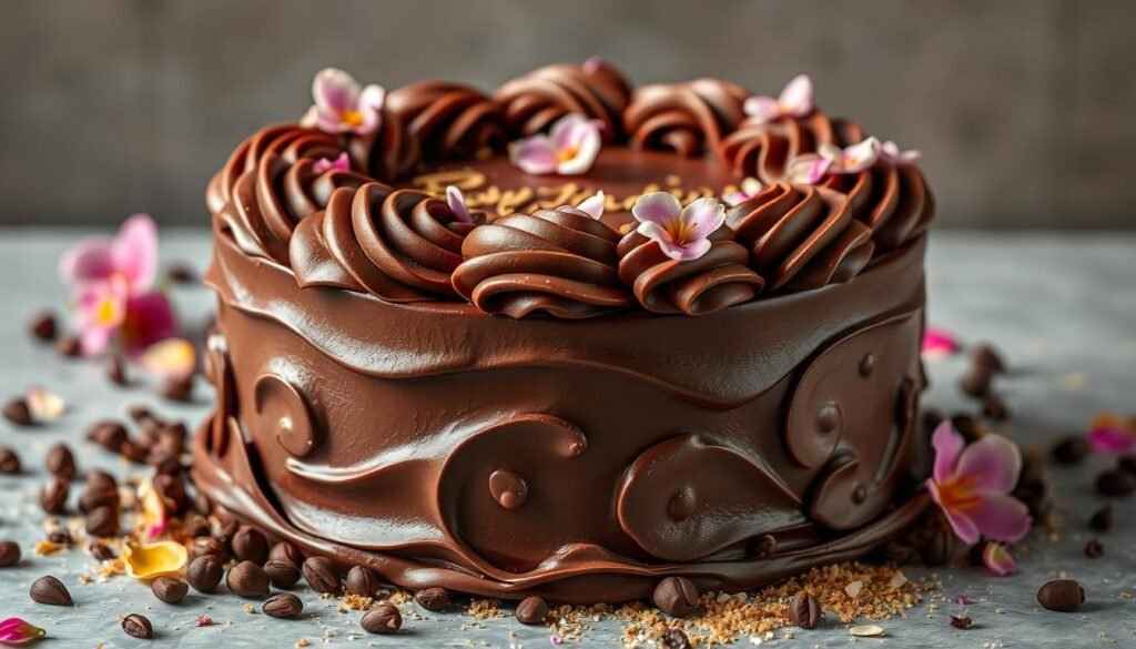 chocolate cake decoration