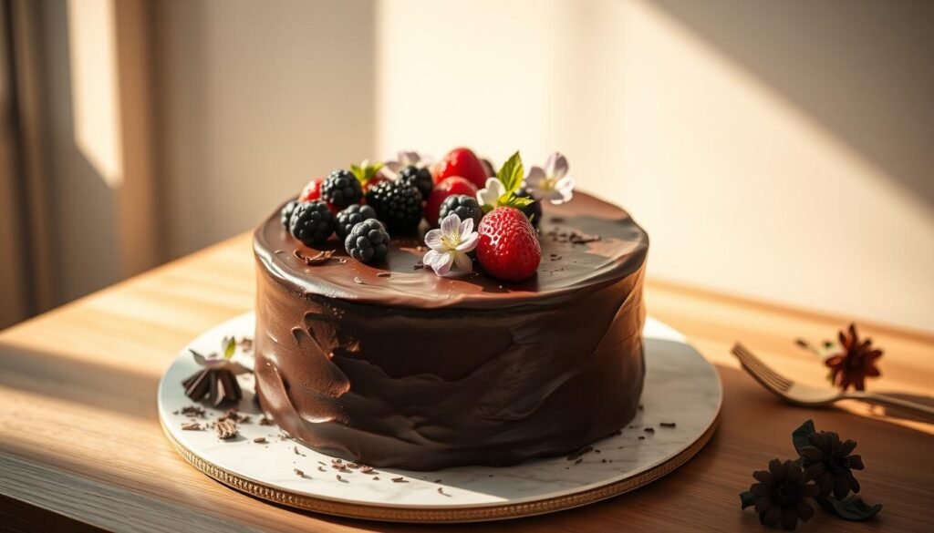 chocolate cake recipe decoration simple ideas