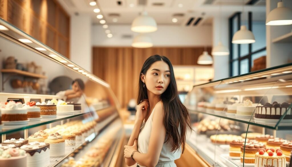 choosing a cake bakery