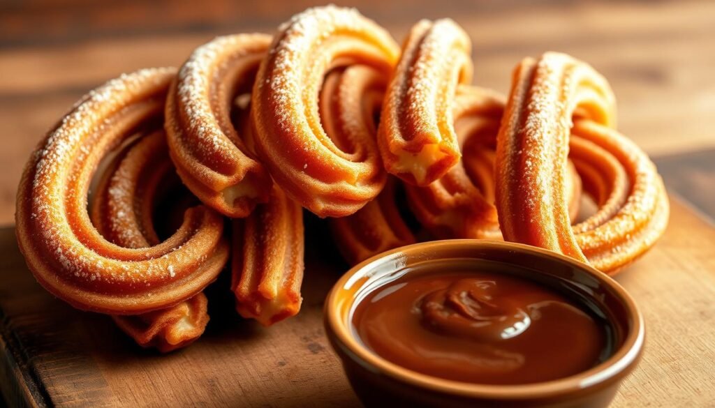 churros with chocolate