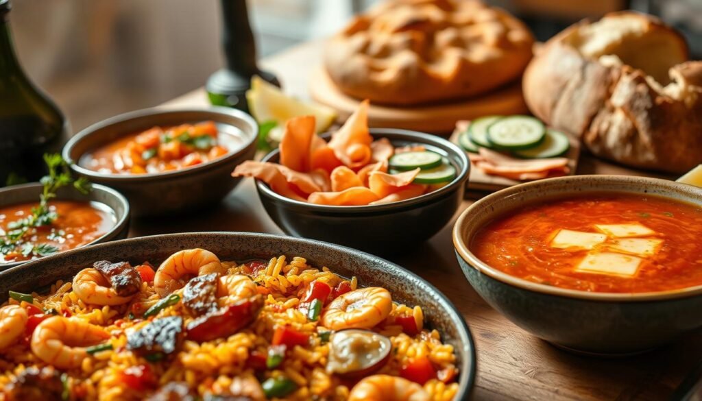classic Spanish dinner dishes