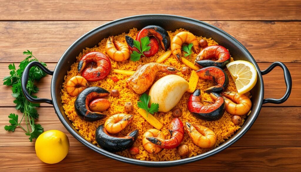classic Spanish paella