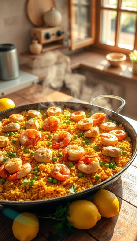 classic chicken paella