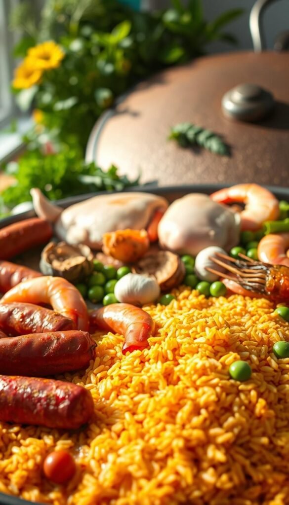 classic paella ingredients