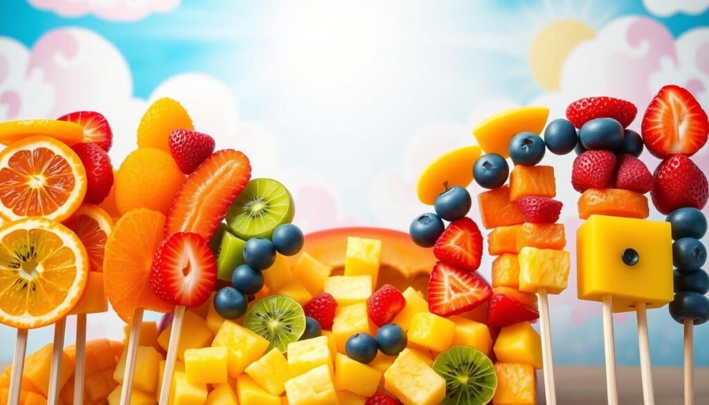 colorful rainbow breakfast ideas for kids