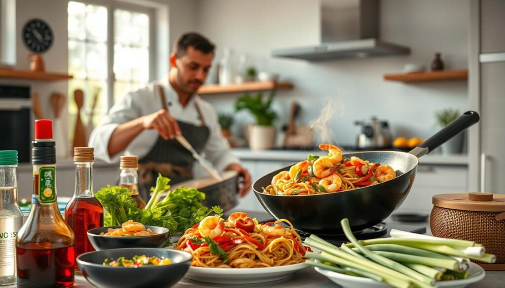 cooking Asian dishes