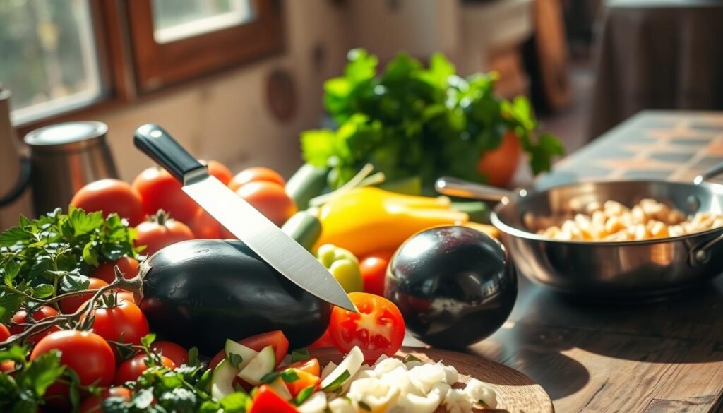 cooking mediterranean food