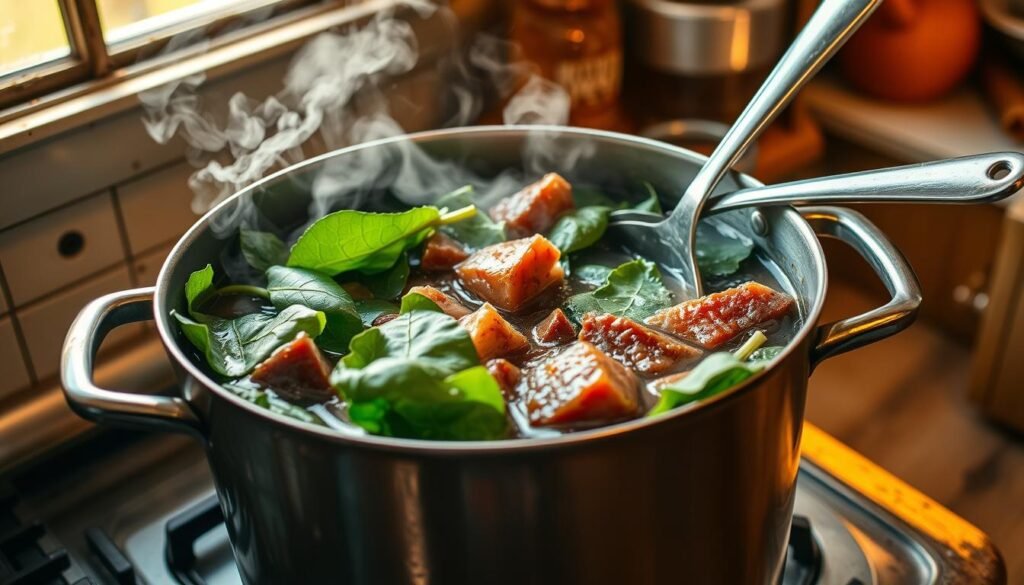 cooking southern greens
