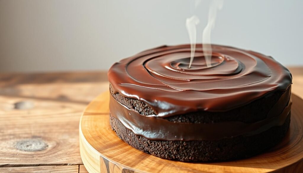cooling chocolate cake