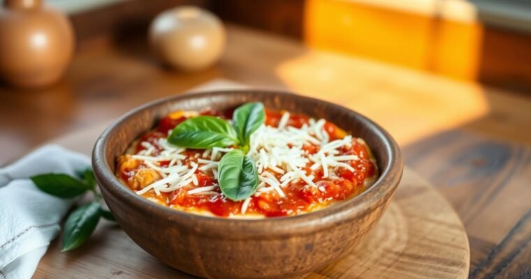 Cottage Cheese Pizza Bowl: Low-Carb Flavor Magic