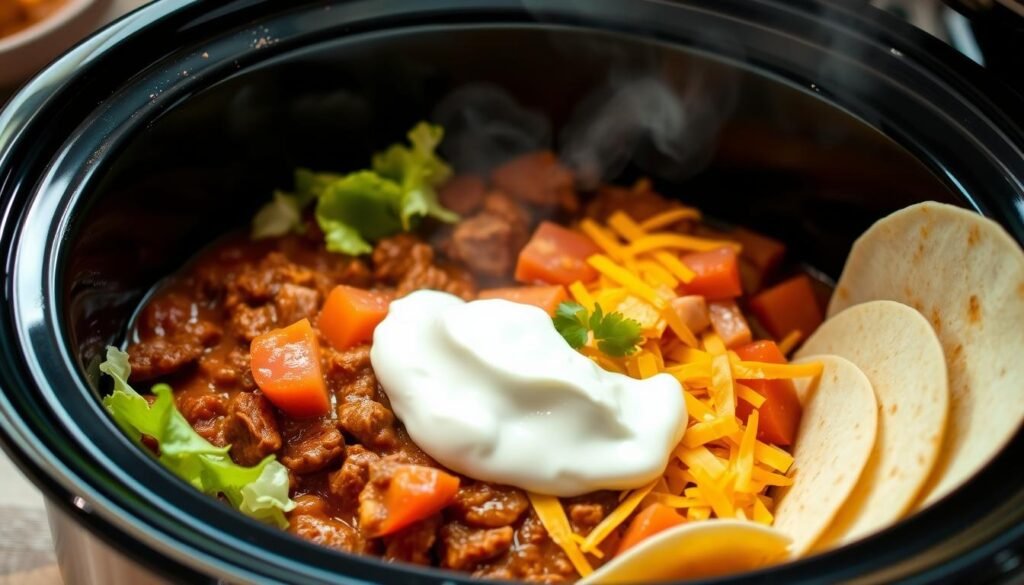 crockpot beef tacos