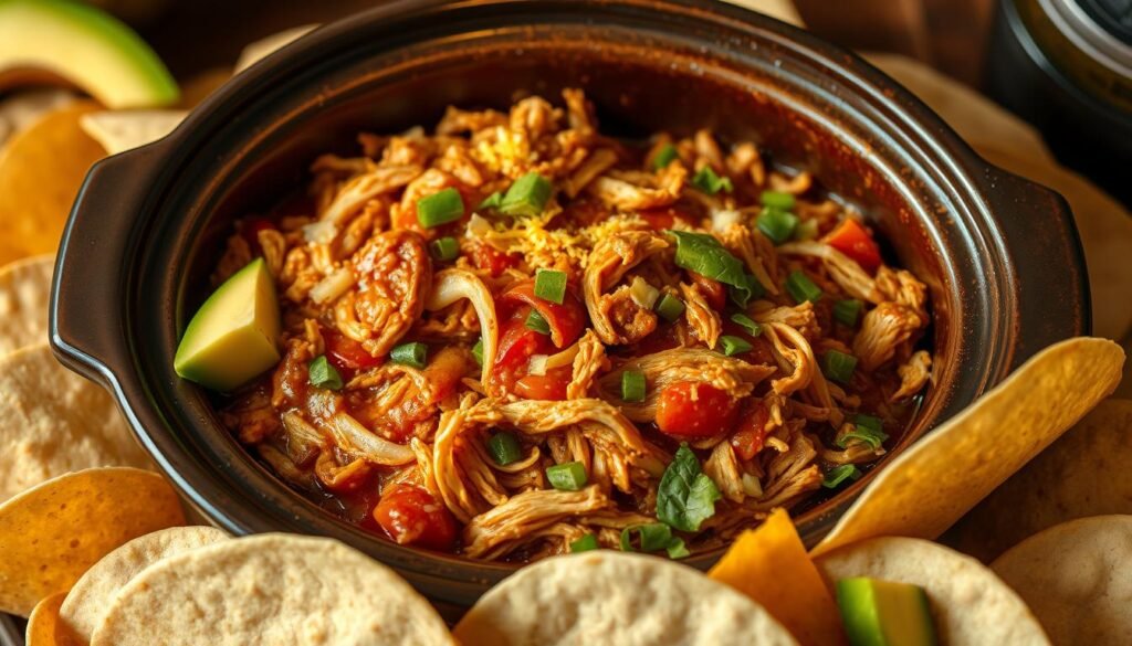 crockpot chicken tacos
