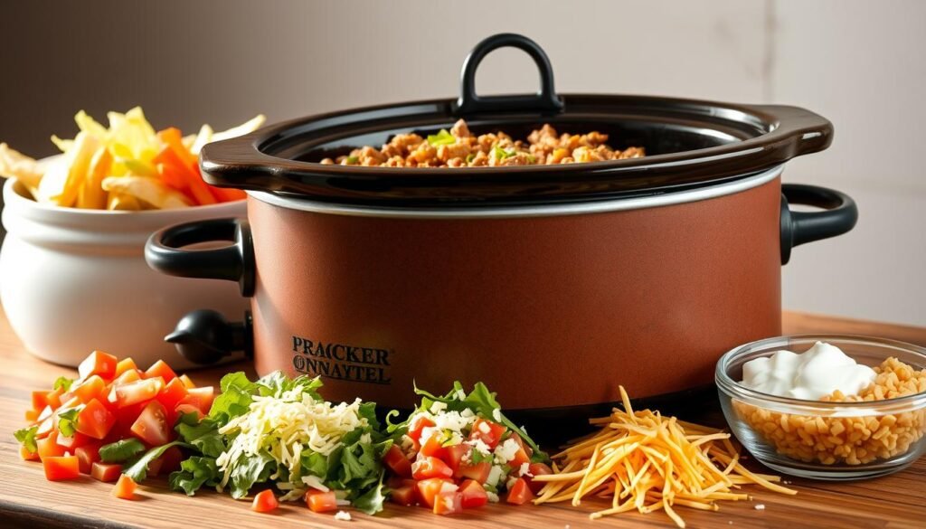crockpot taco meal prep