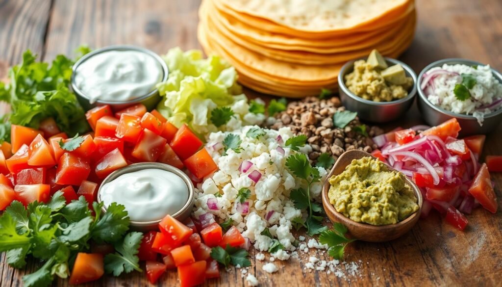 crockpot taco toppings