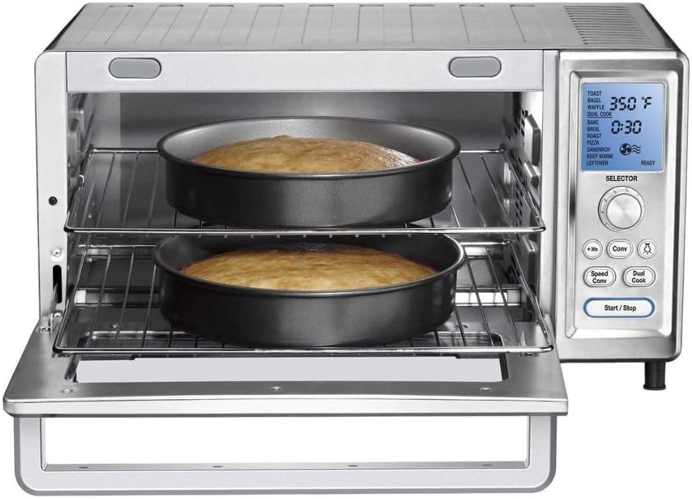 Cuisinart Convection Toaster Oven, Stainless Steel, 16.93D x 20.87W x 11.42H, TOB-260N1