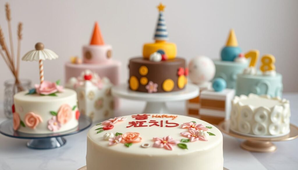 custom korean cakes