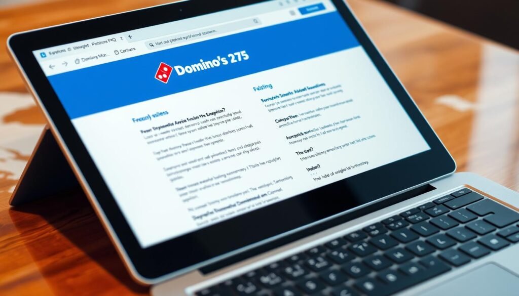 dominos pizza FAQ