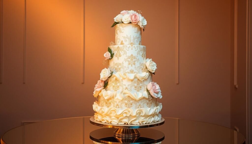 elegant birthday cake