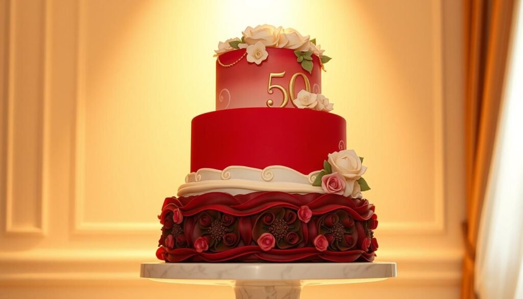 elegant birthday cake