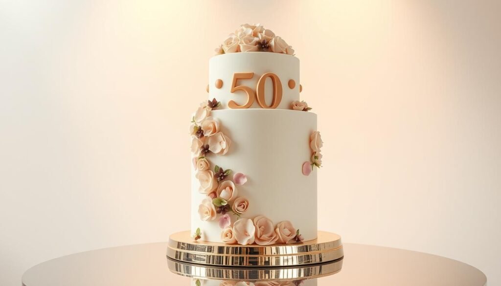 elegant birthday cake