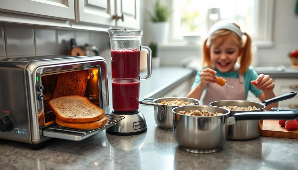 energy-saving breakfast preparation