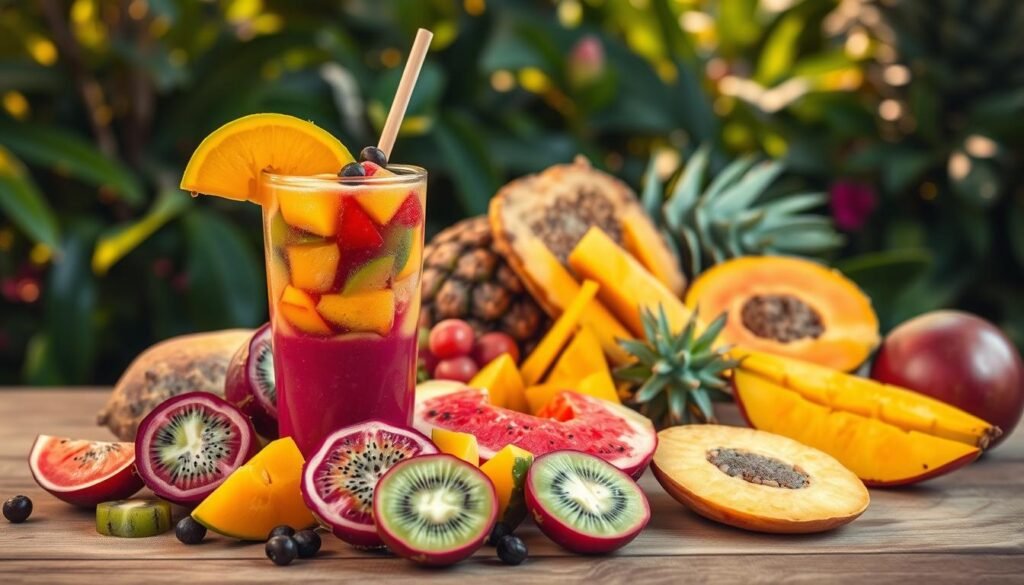 exotic fruit breakfast presentations