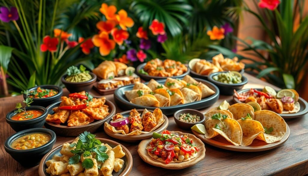 festive Mexican food presentations