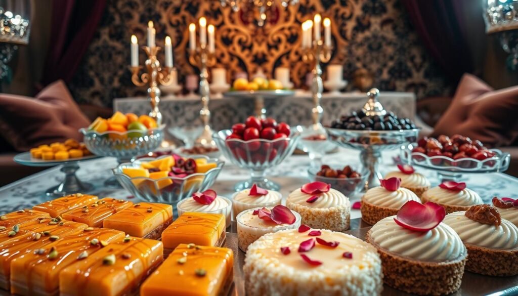 festive arabic dishes