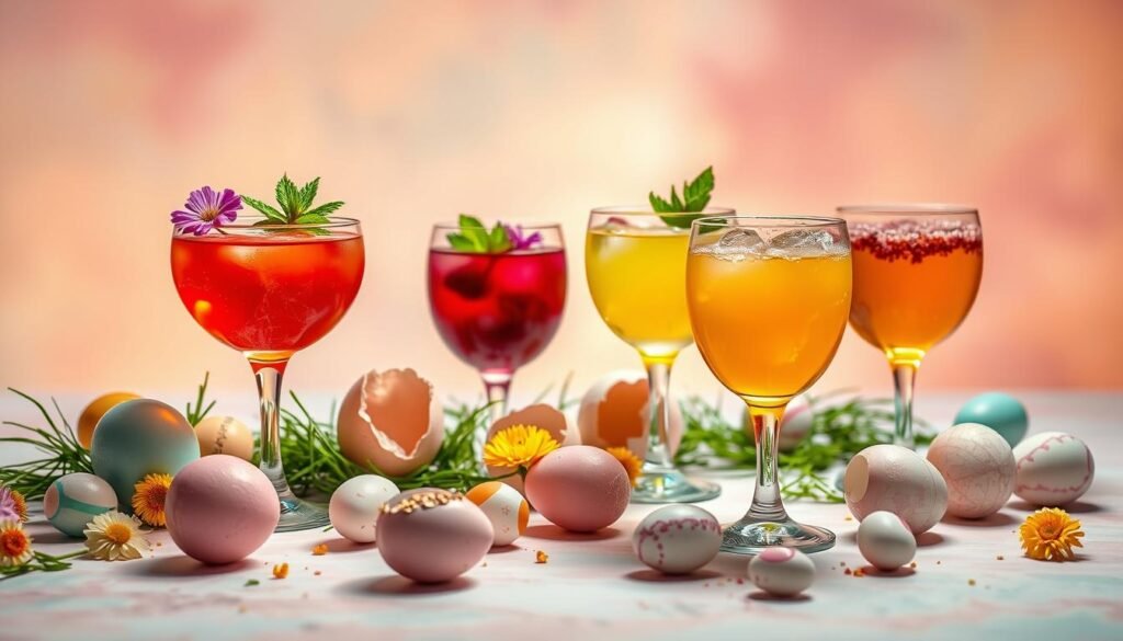 festive egg-inspired cocktails
