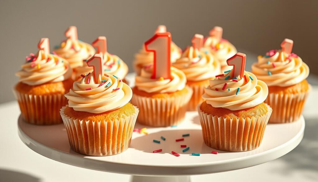 first birthday cupcakes