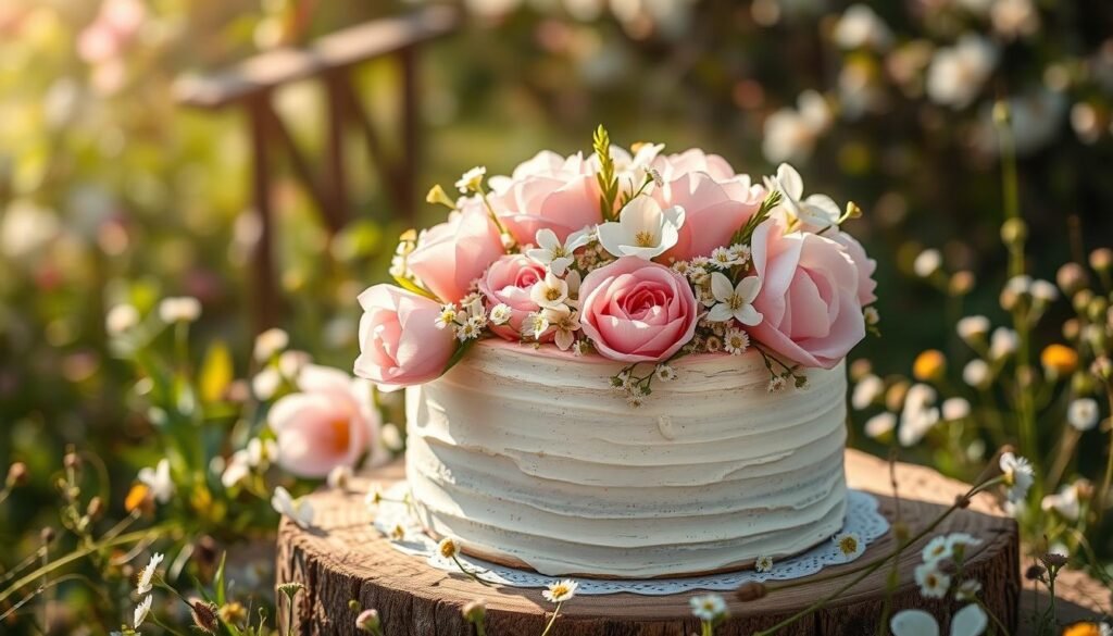 floral birthday cake for women spring