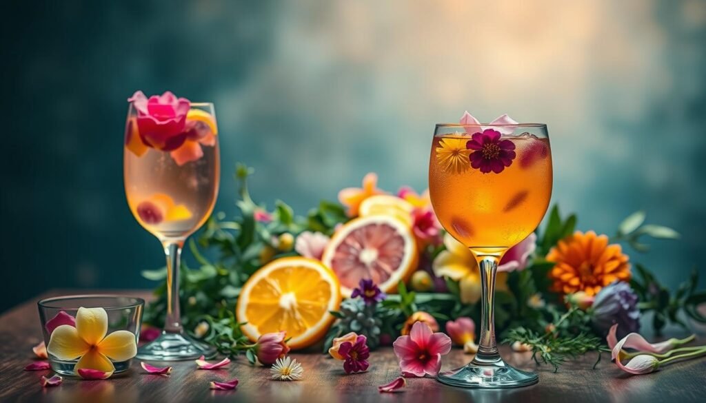 floral cocktail recipes