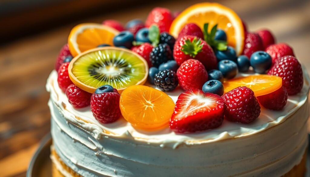 fruity birthday cake for boyfriend